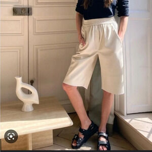 NANUSHKA VEGAN LEATHER YOLIE SHORTS